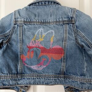 babyGAP Disney Minnie Mouse Blue Denim Baby Jacket 12-18mos